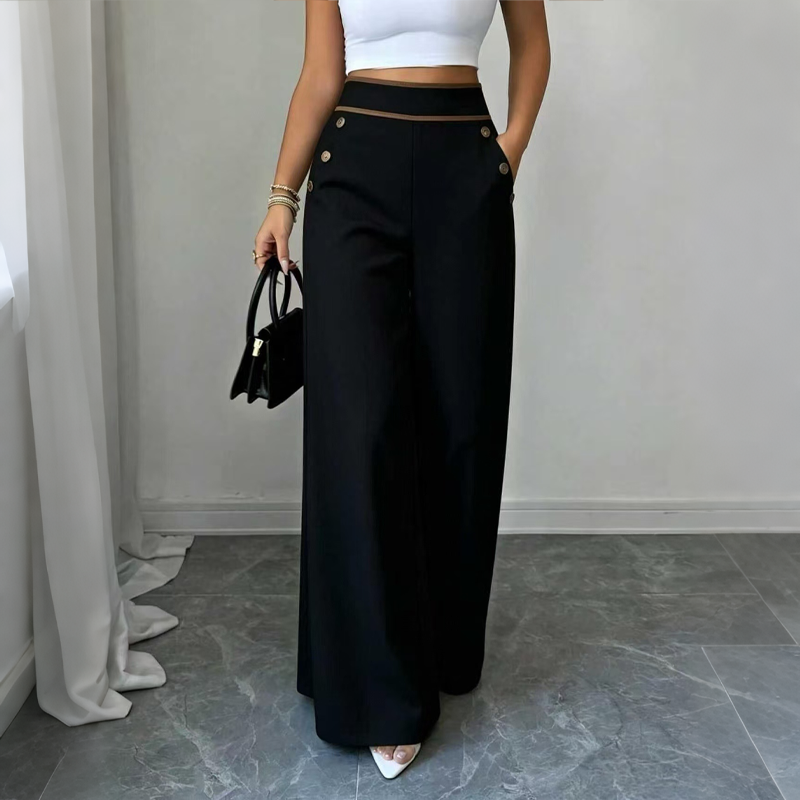 Oriessa - High Waist Sailor Trousers