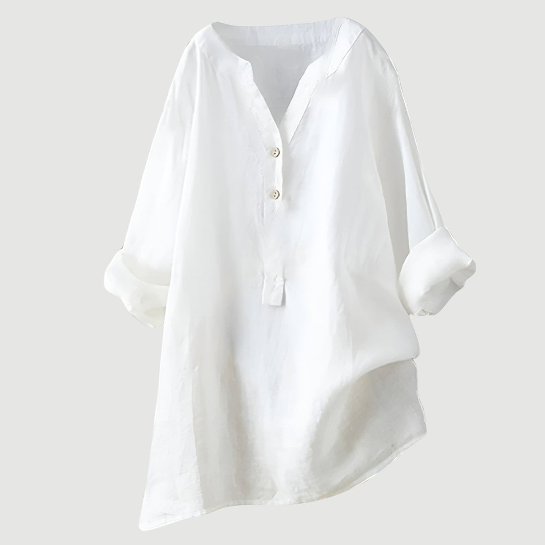 Amber - Airy Linen Blouse