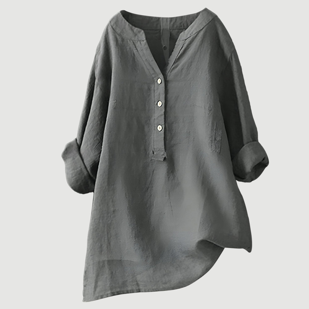 Amber - Airy Linen Blouse