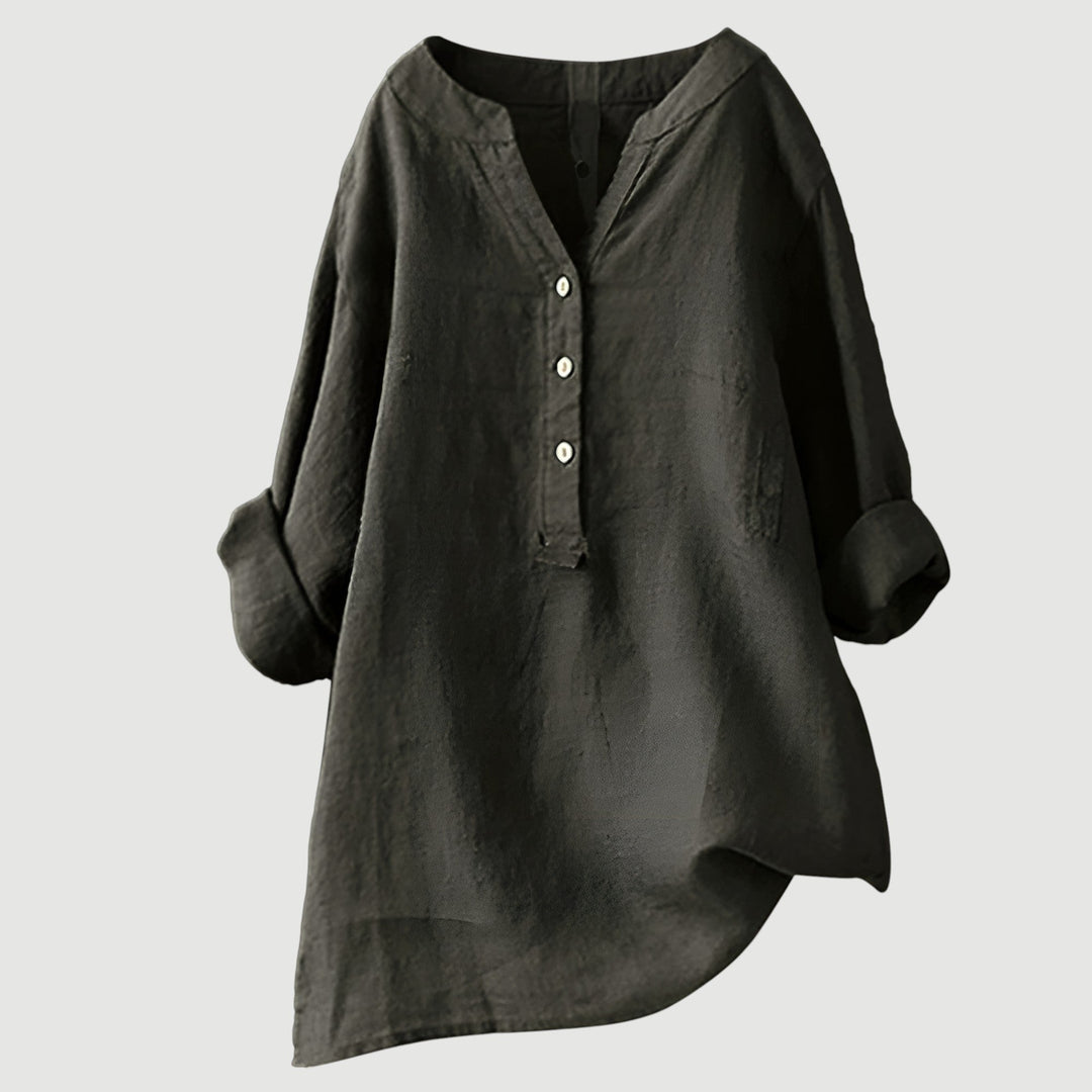 Amber - Airy Linen Blouse