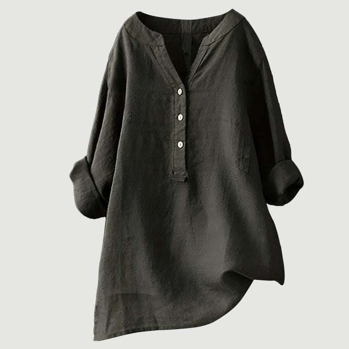 Amber - Airy Linen Blouse