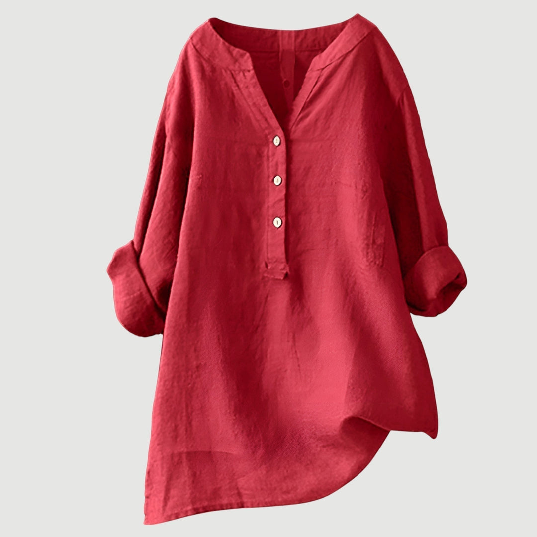 Amber - Airy Linen Blouse