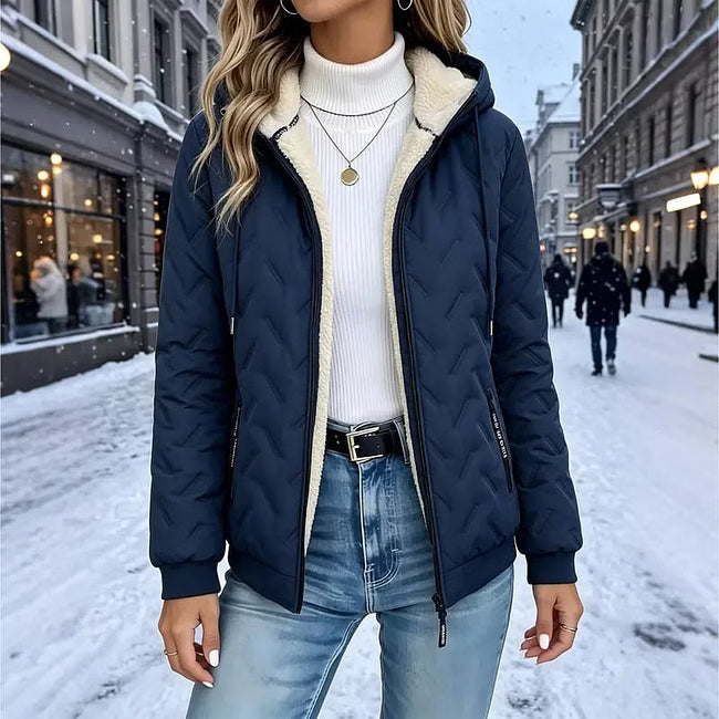 Beata - Soft-Touch Zip Hoodie
