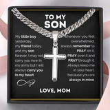 Halvor - Polished Cross Necklace