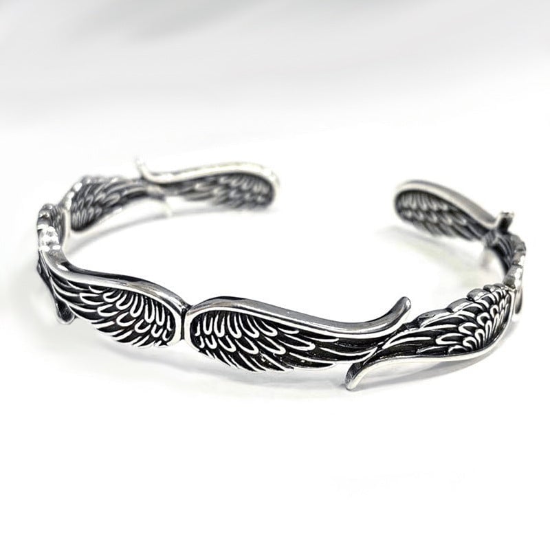 Raveya - Polished Angel Wing Bracelet