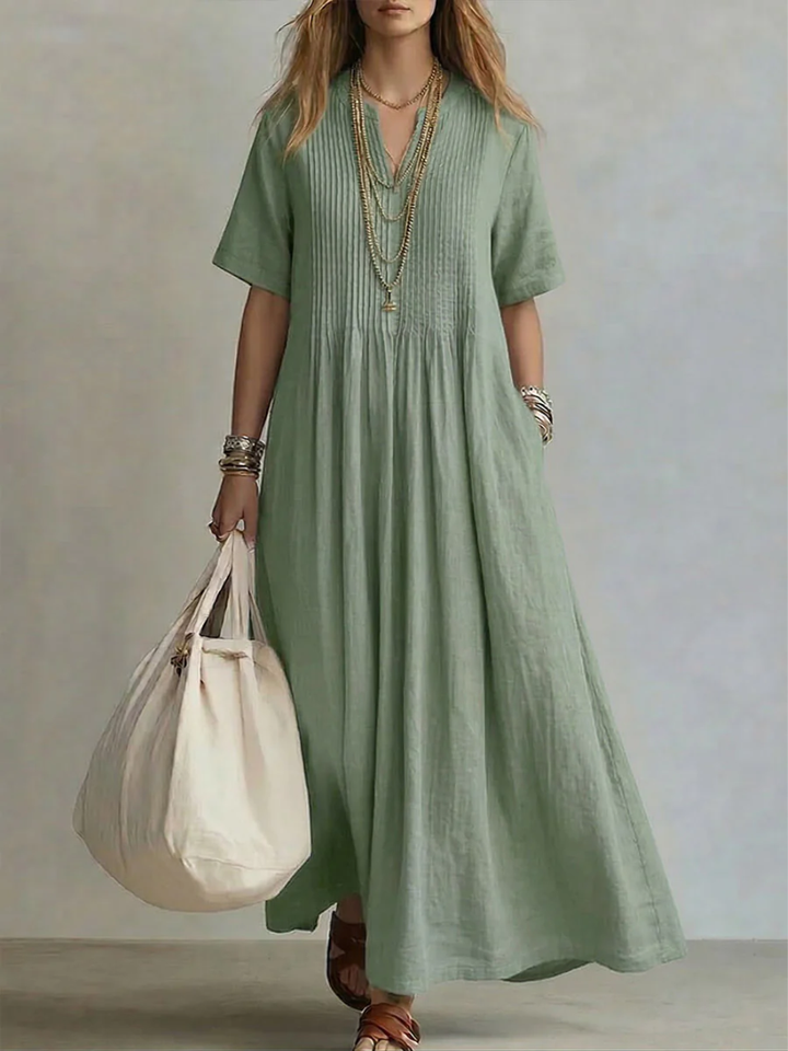 Wren - Lightweight Pleated Dress