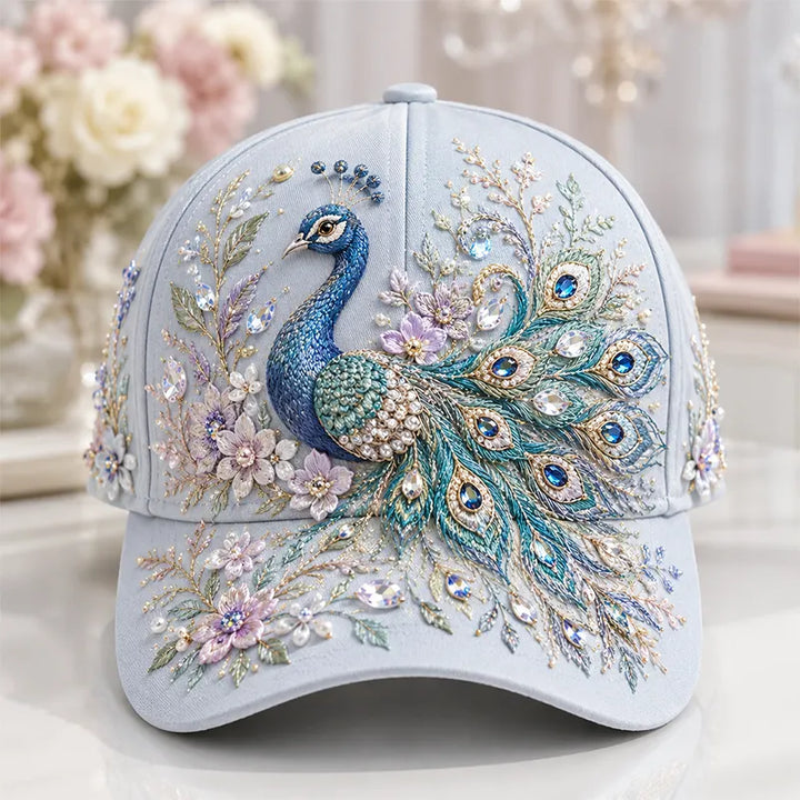 Arlena - Floral Horse Accent Cap