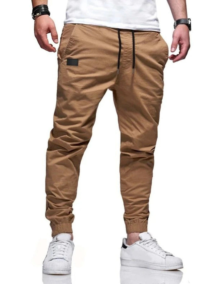 Xavier - Drawstring Tapered Jogger Trousers