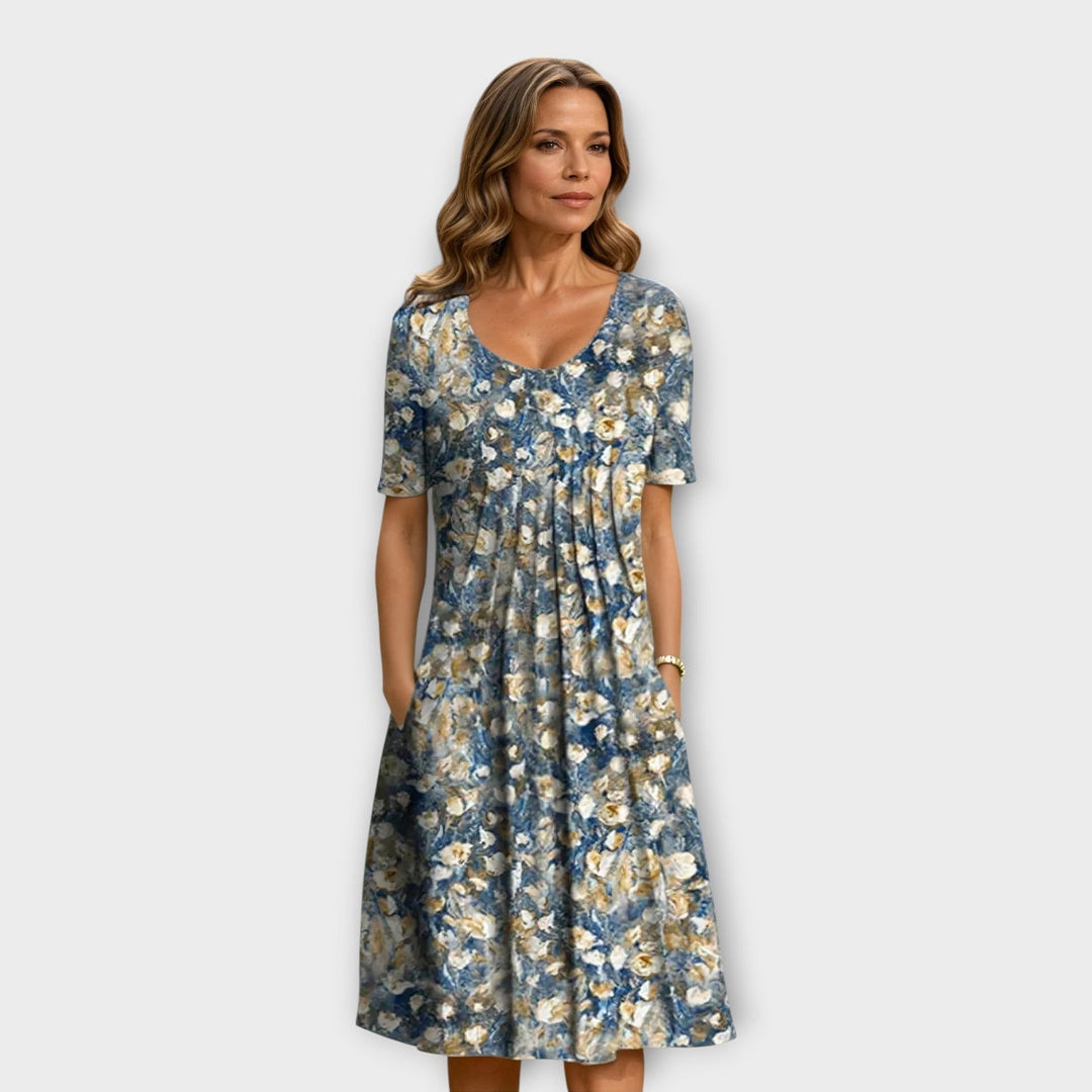 Ailith - Soft-Touch Draped Dress