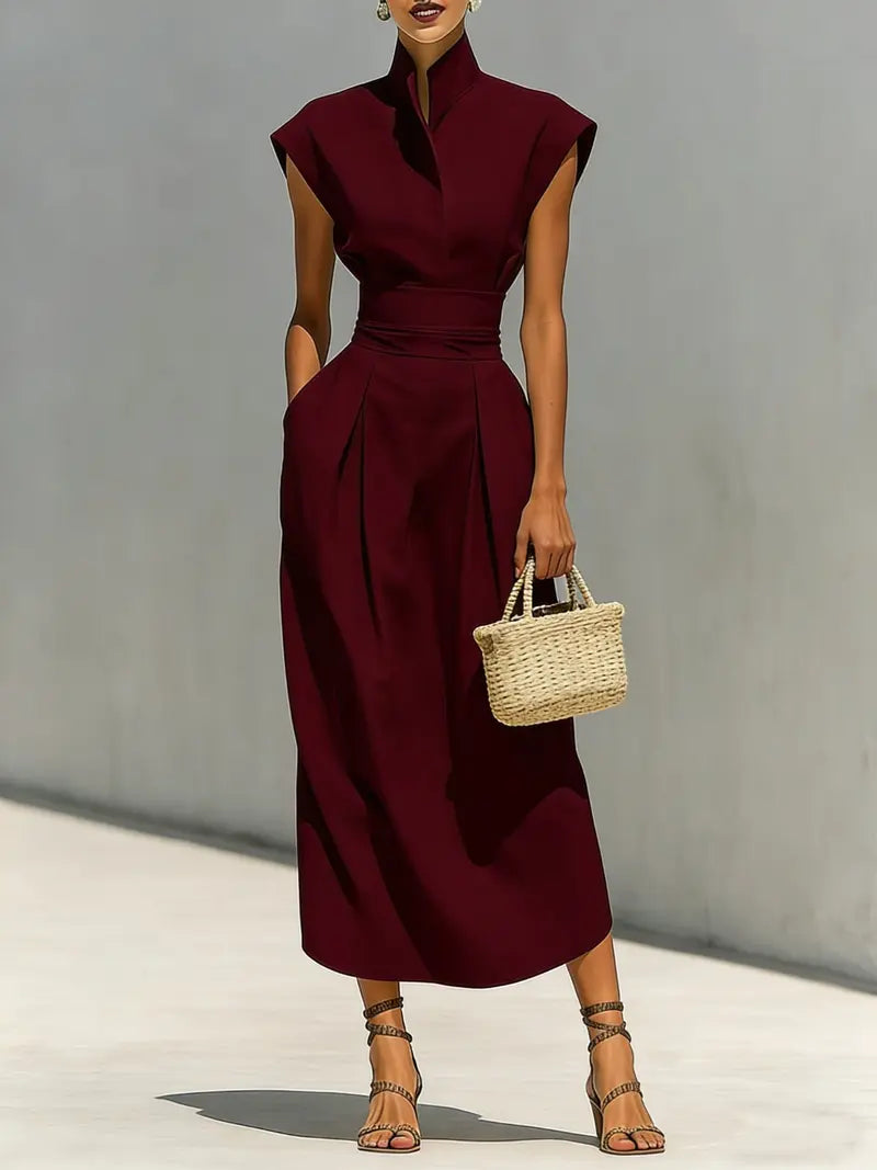 Kiera - Structured Midi Dress