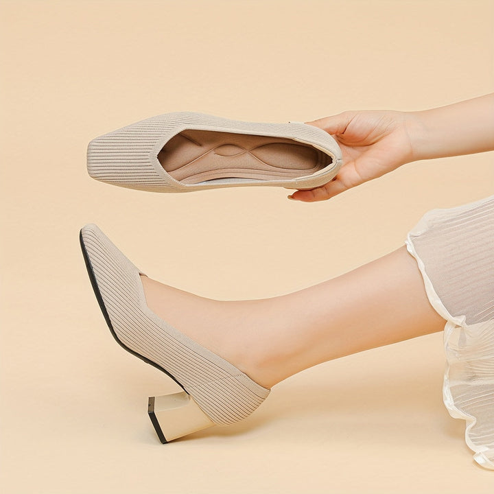 Hetty - Square-Heeled Court Shoe