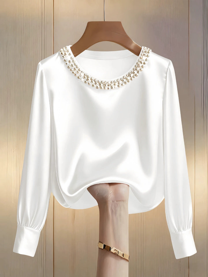 Avara - Elegant Pearl Blouse