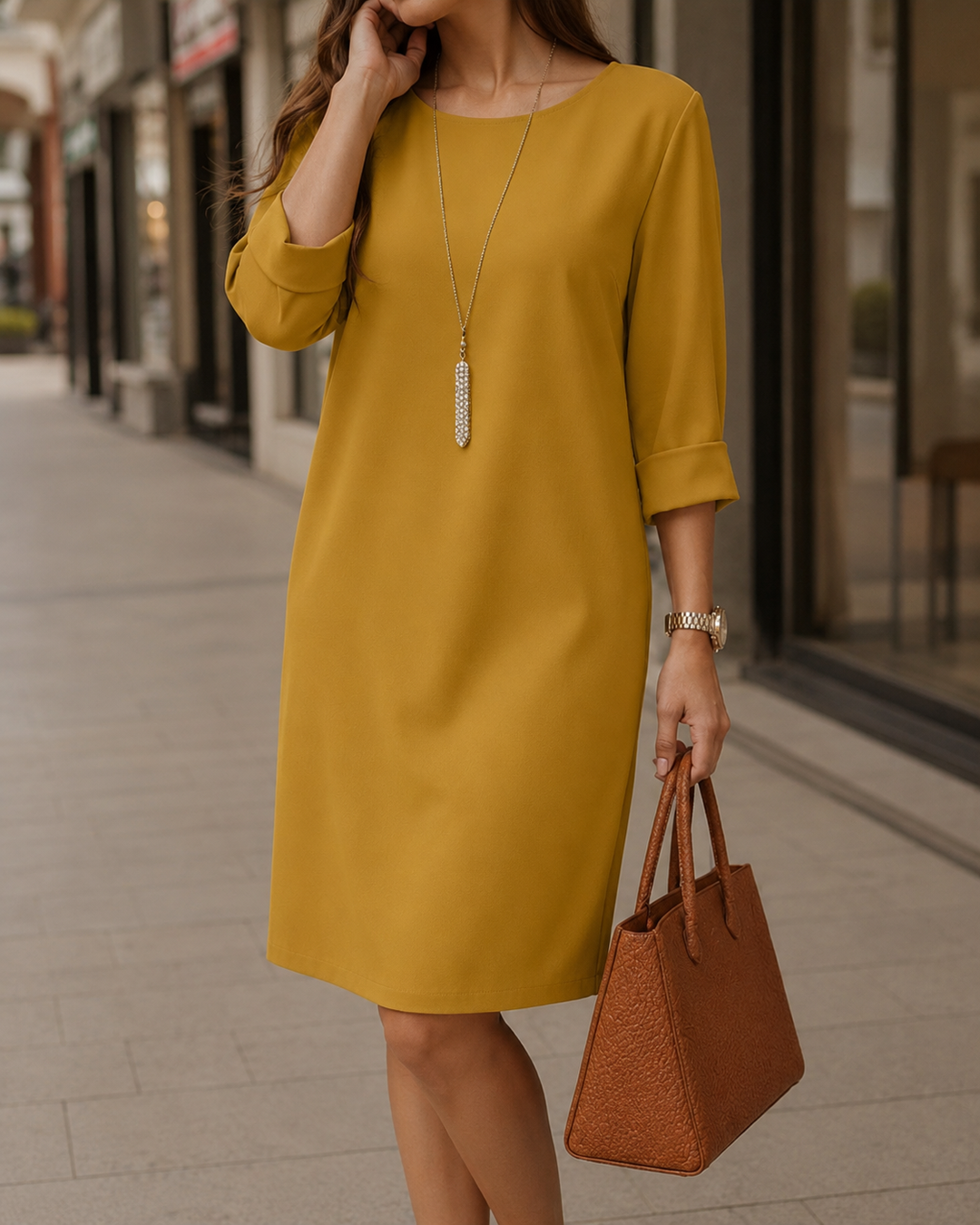 Gilda - Soft-Touch Midi Dress