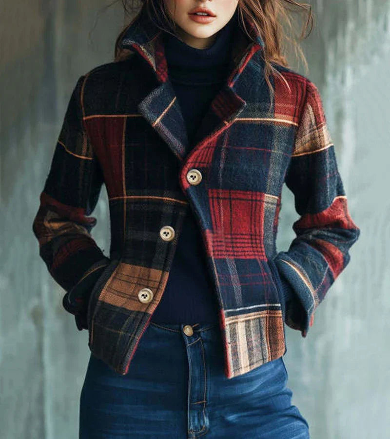 Tirena - Tailored Checked Jacket