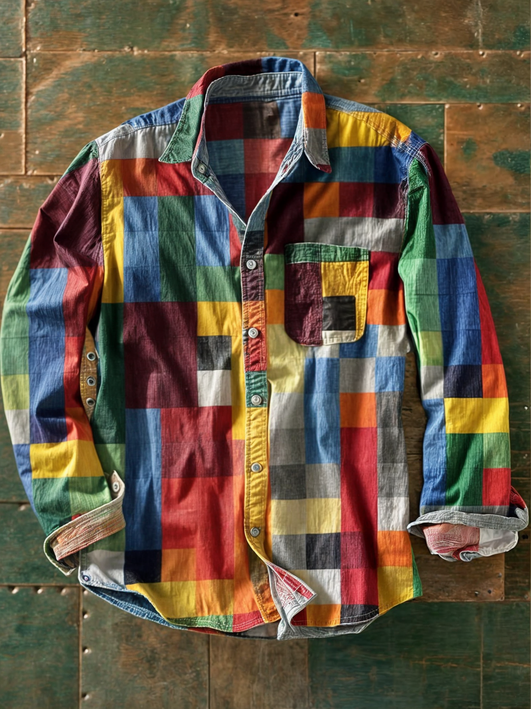 Jorvik - Soft-Touch Patchwork Shirt