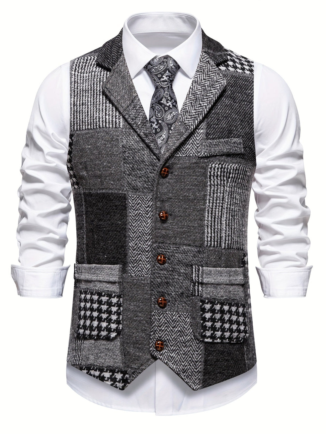 Evren - Tailored Patchwork Gilet