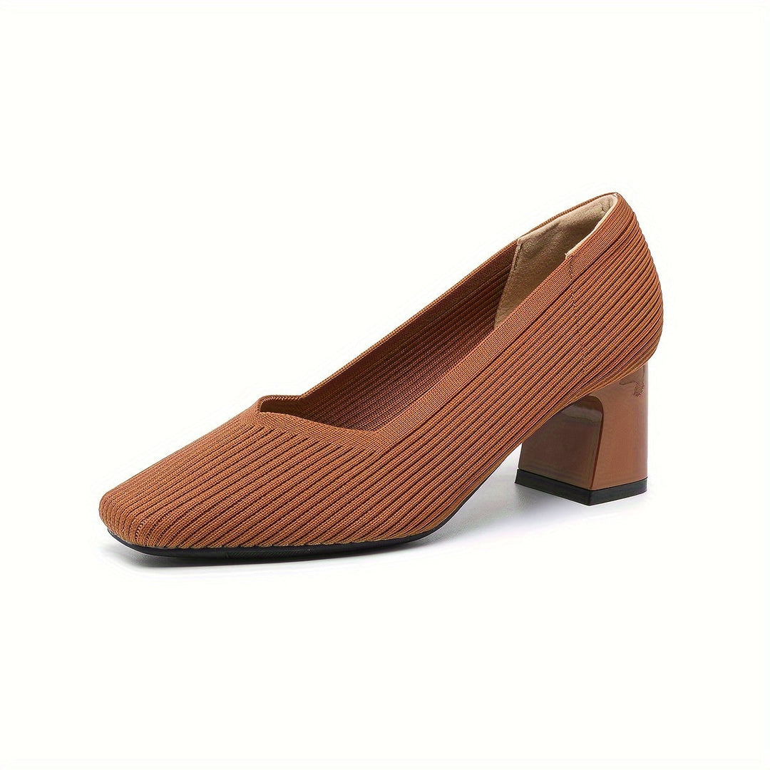Hetty - Square-Heeled Court Shoe