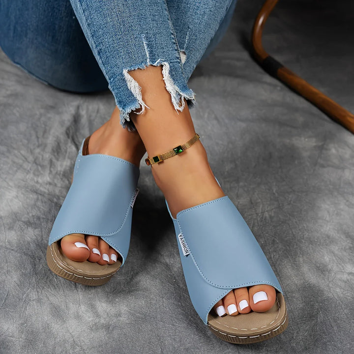 Verena - Platform Slip-On Sandals