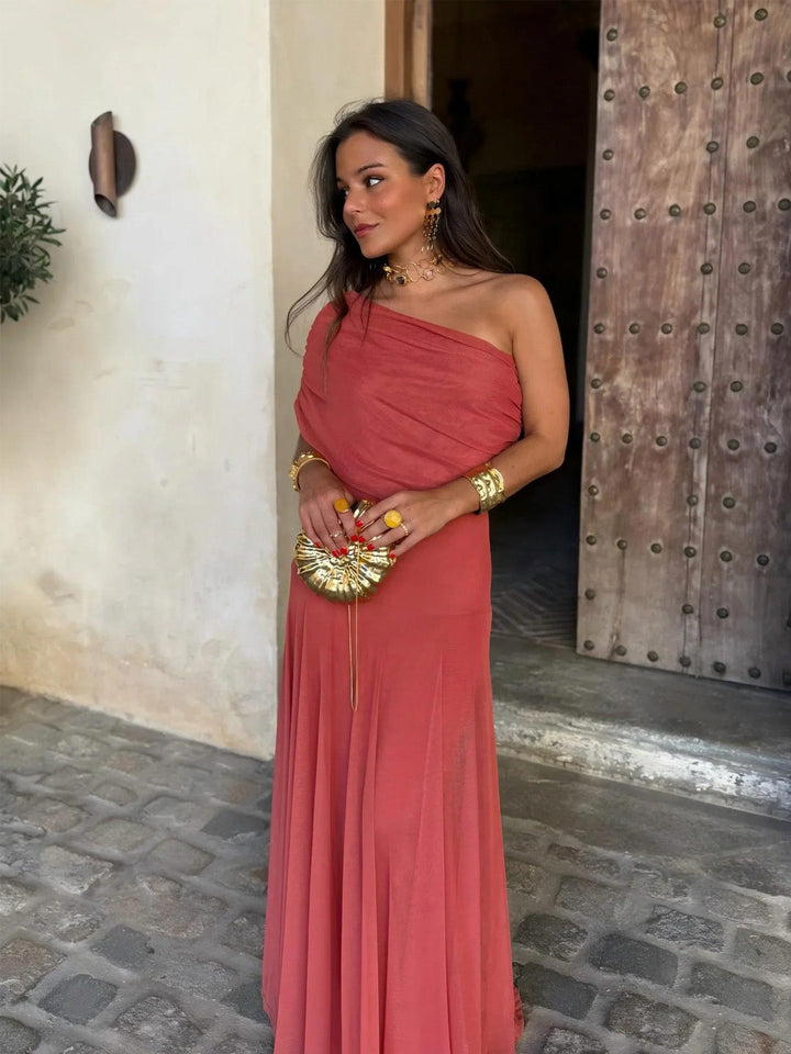 Briallen - Soft-Touch Off-Shoulder Dress