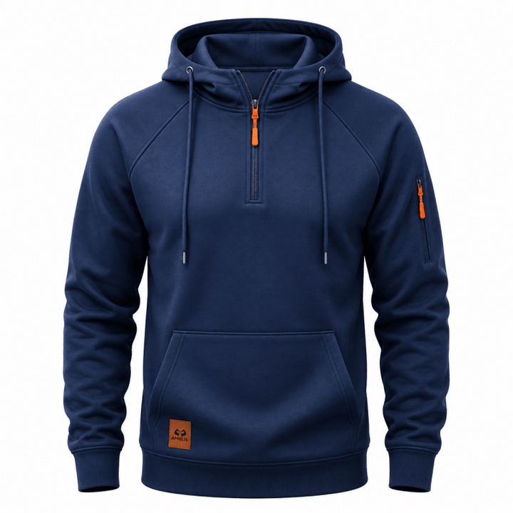 Sterling - Soft-Touch Half-Zip Hoodie