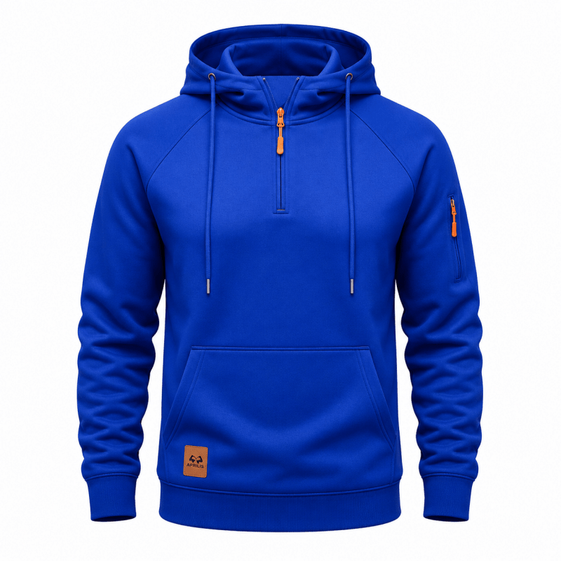 Sterling - Soft-Touch Half-Zip Hoodie