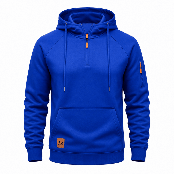 Zeke - Quarter-Zip Hooded Sweatshirt