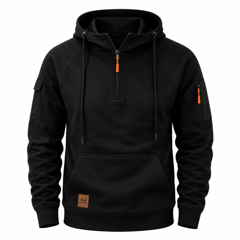 Sterling - Soft-Touch Half-Zip Hoodie