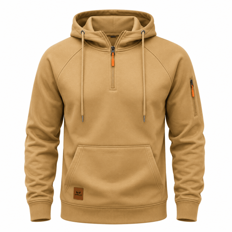 Sterling - Soft-Touch Half-Zip Hoodie