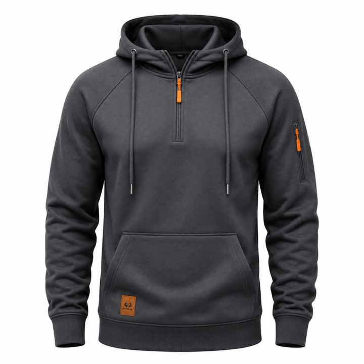 Sterling - Soft-Touch Half-Zip Hoodie