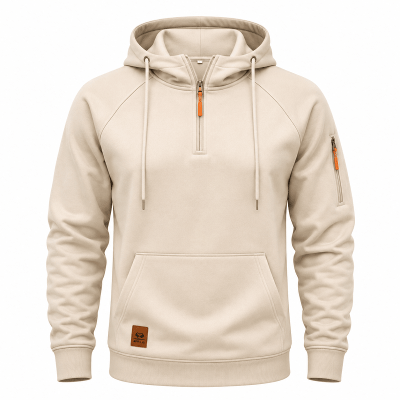 Sterling - Soft-Touch Half-Zip Hoodie