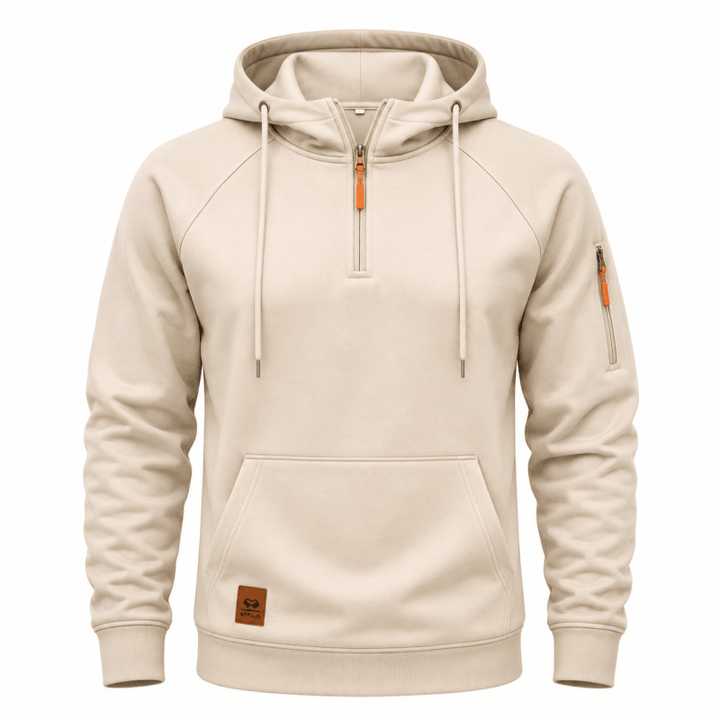 Sterling - Soft-Touch Half-Zip Hoodie