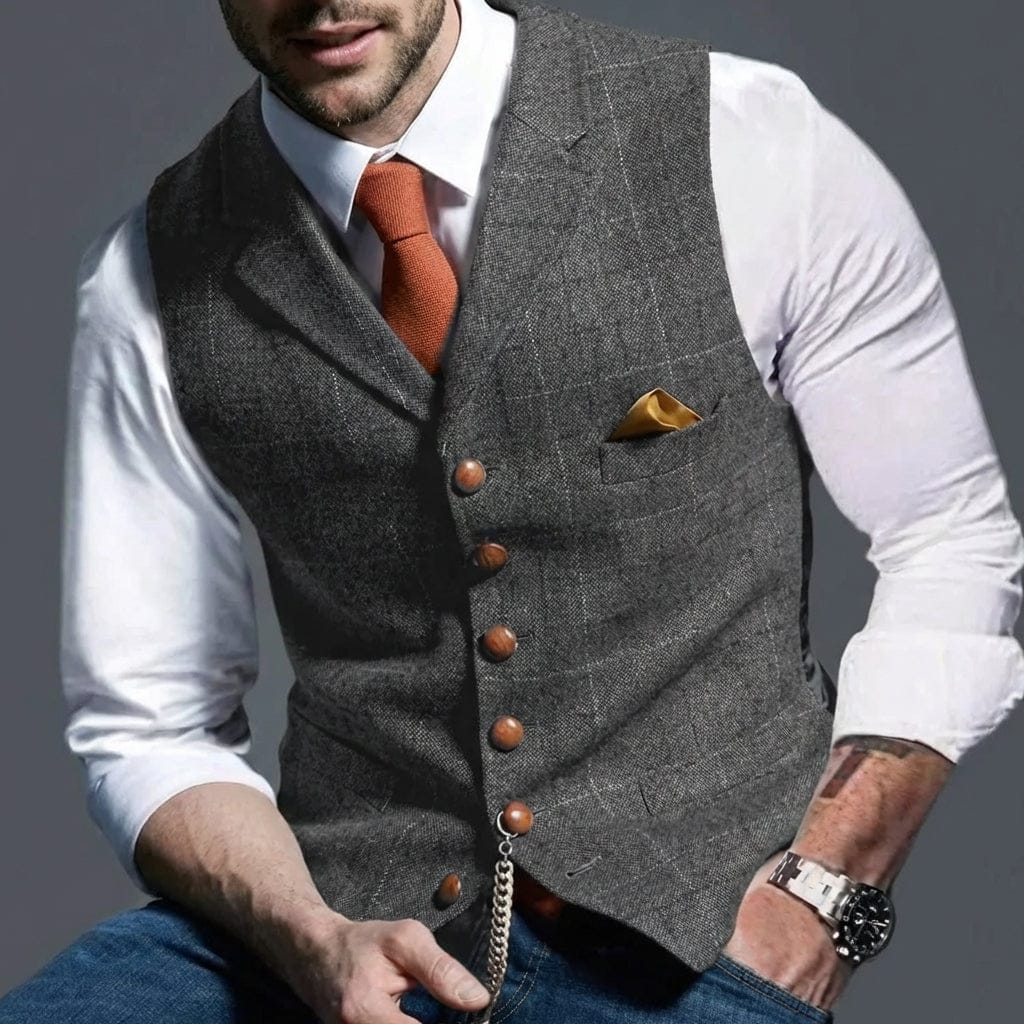Kade - Textured Waistcoat
