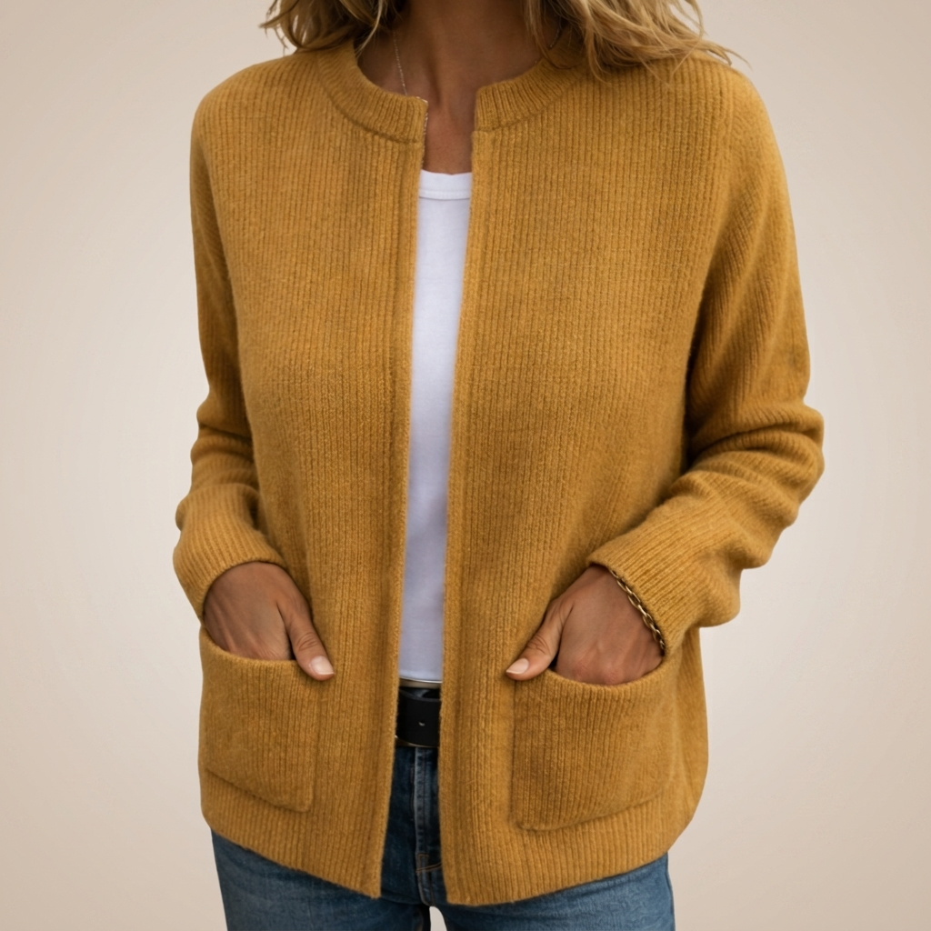 Avenelle - Relaxed Pocket Knit Cardigan