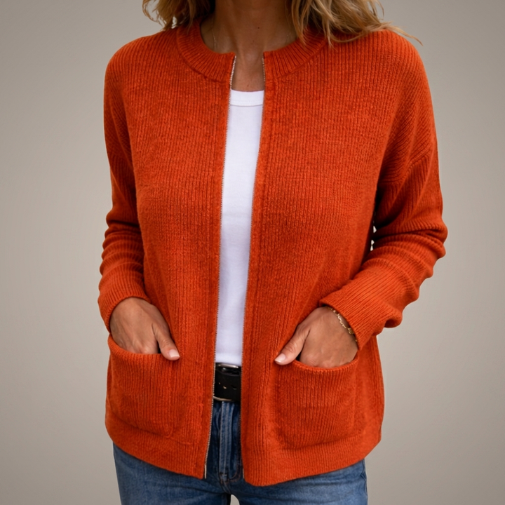 Avenelle - Relaxed Pocket Knit Cardigan