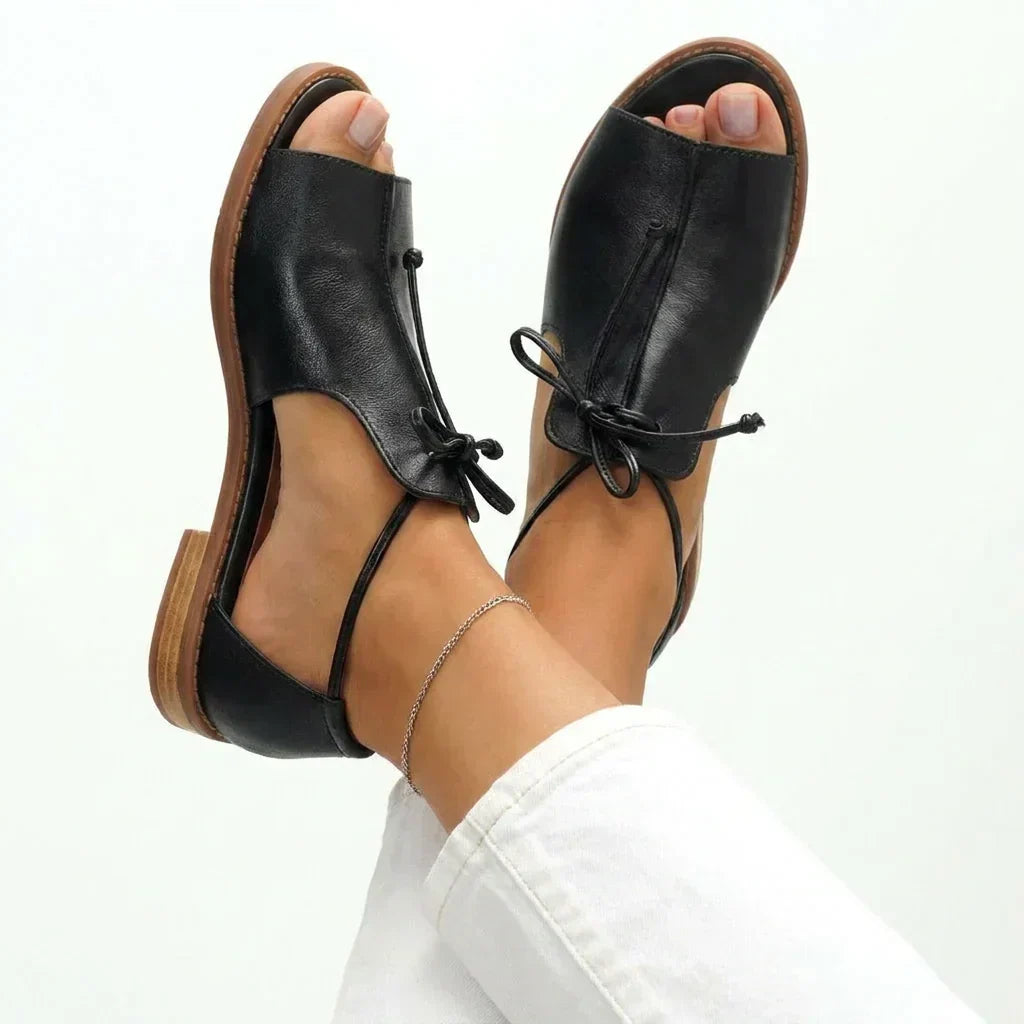 Oriessia - Premium Lace-Up Sandals