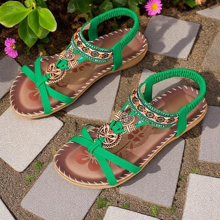 Velsa - Embellished Gladiator Sandals