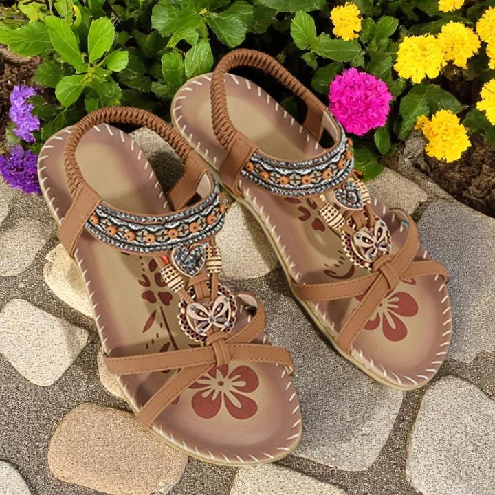 Velsa - Embellished Gladiator Sandals