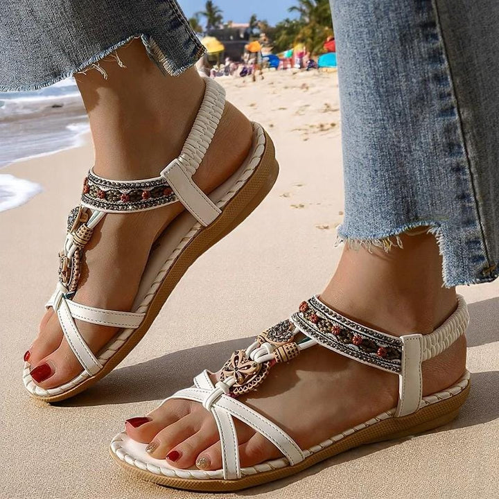 Velsa - Embellished Gladiator Sandals