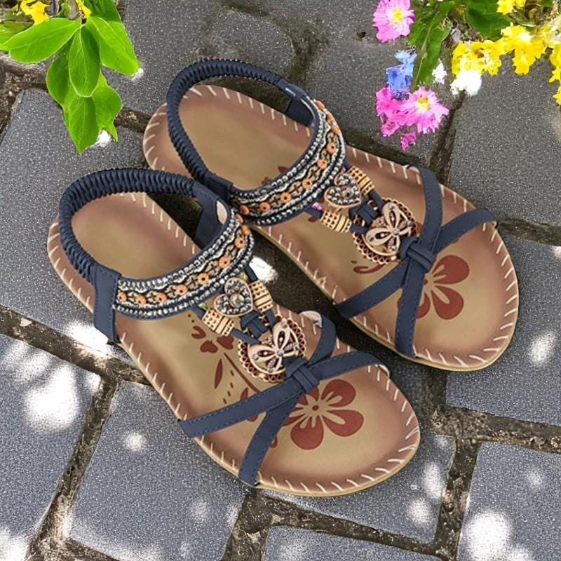 Velsa - Embellished Gladiator Sandals