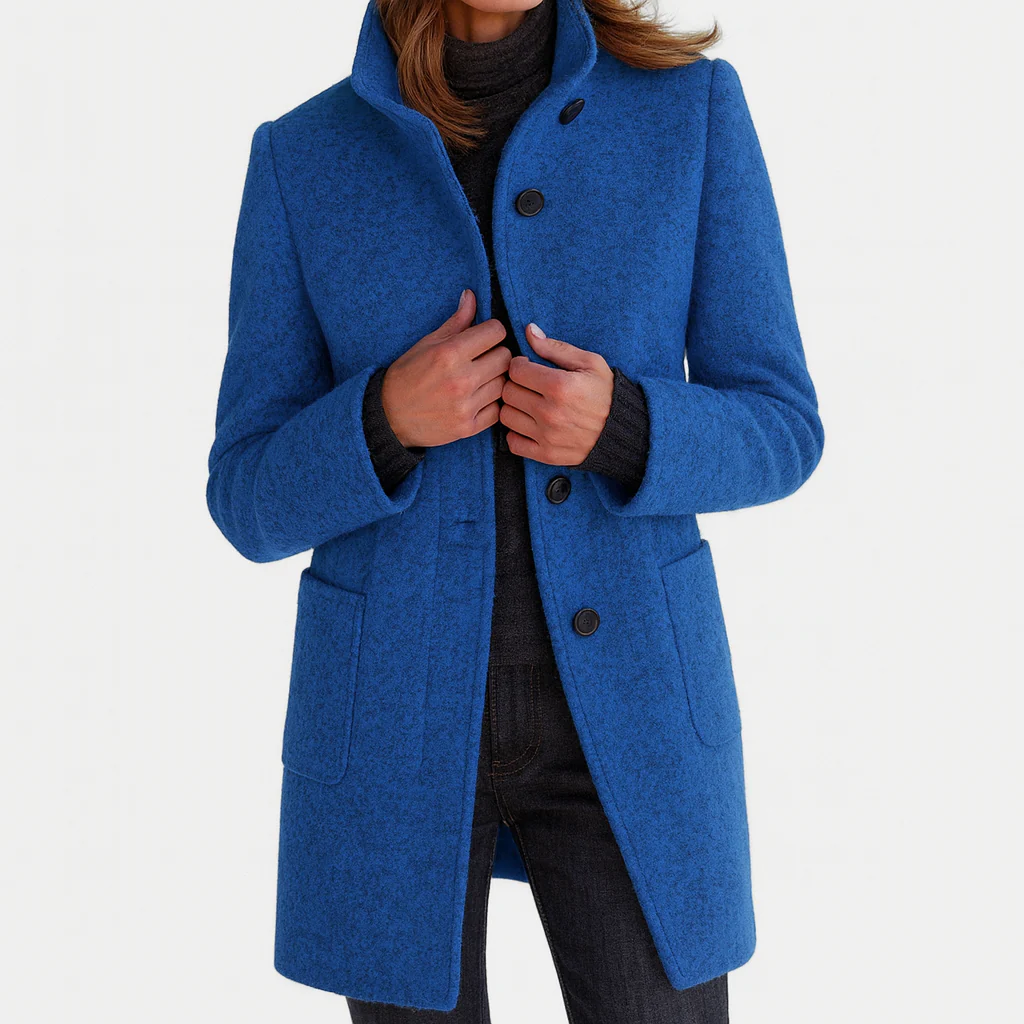 Elanique - Soft-Touch Tailored Coat