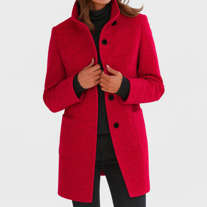 Elanique - Soft-Touch Tailored Coat