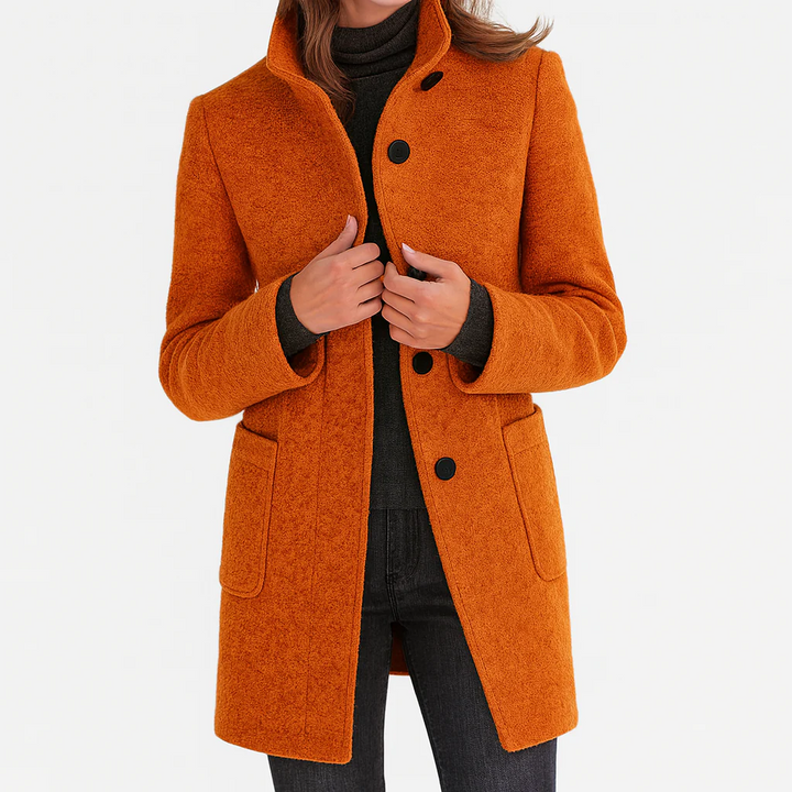 Elanique - Soft-Touch Tailored Coat