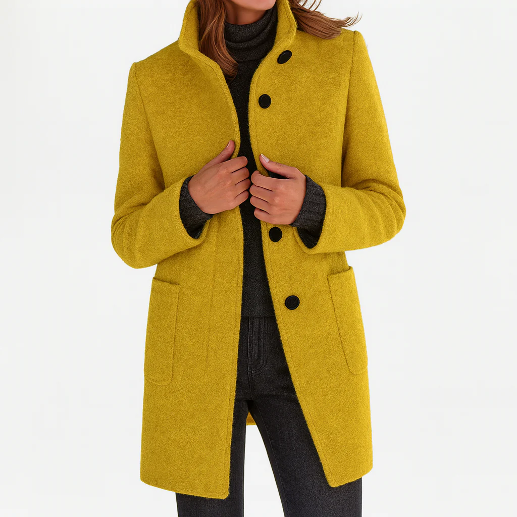 Elanique - Soft-Touch Tailored Coat