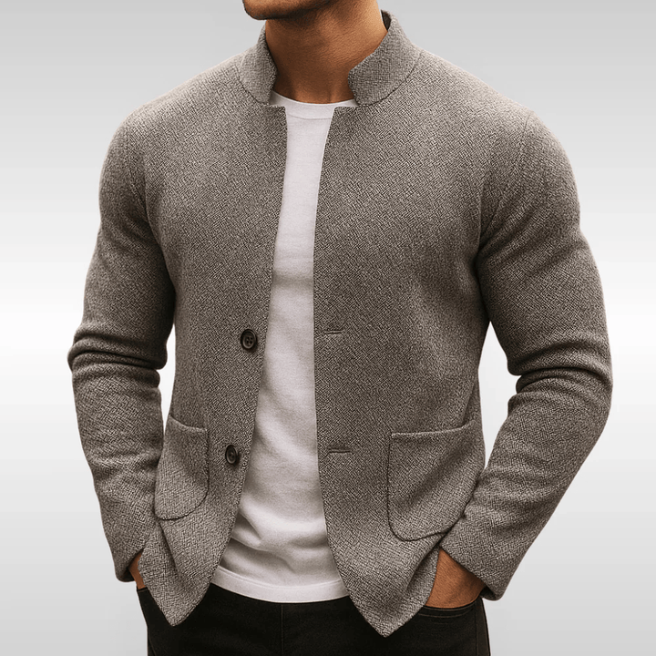 Vornick - Textured Knit Blazer