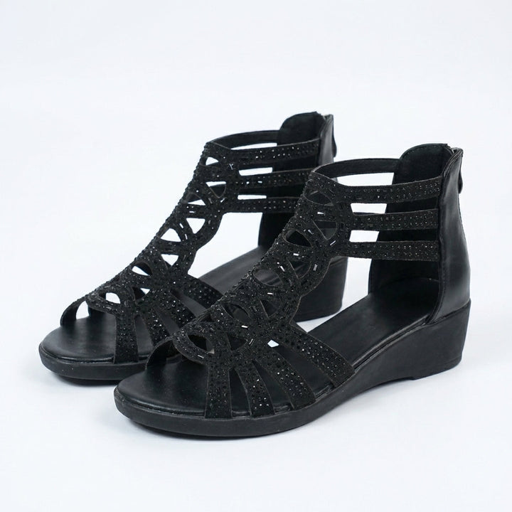 Quinzelia - Contoured Wedge Sandal