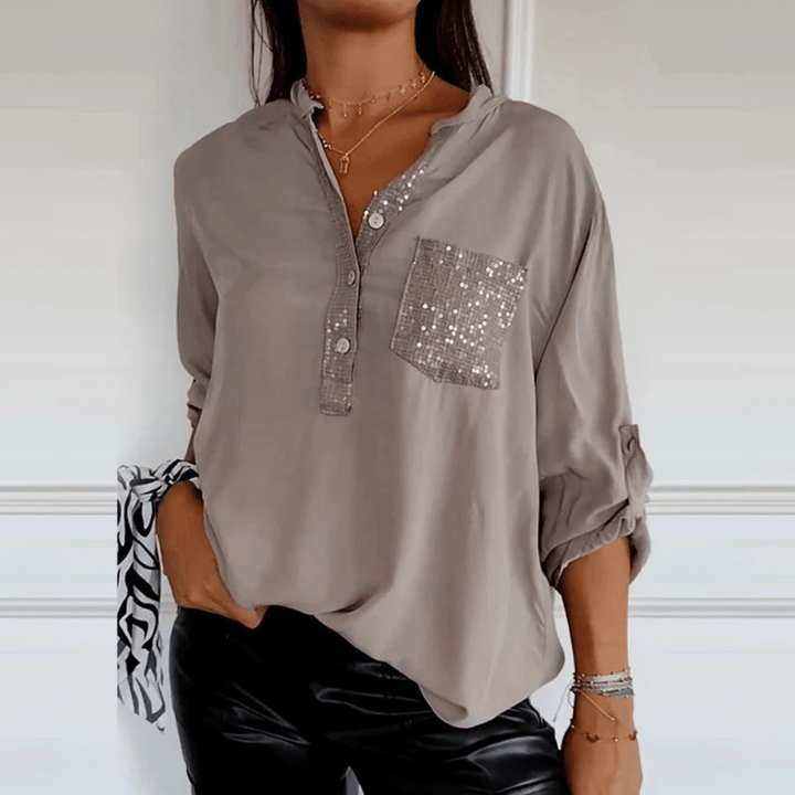 Keviya - Soft-Touch Button-Down Shirt