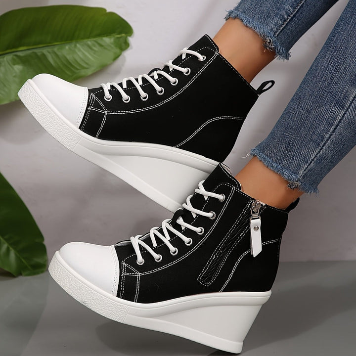 Harper - Sculpted Wedge Sneakers