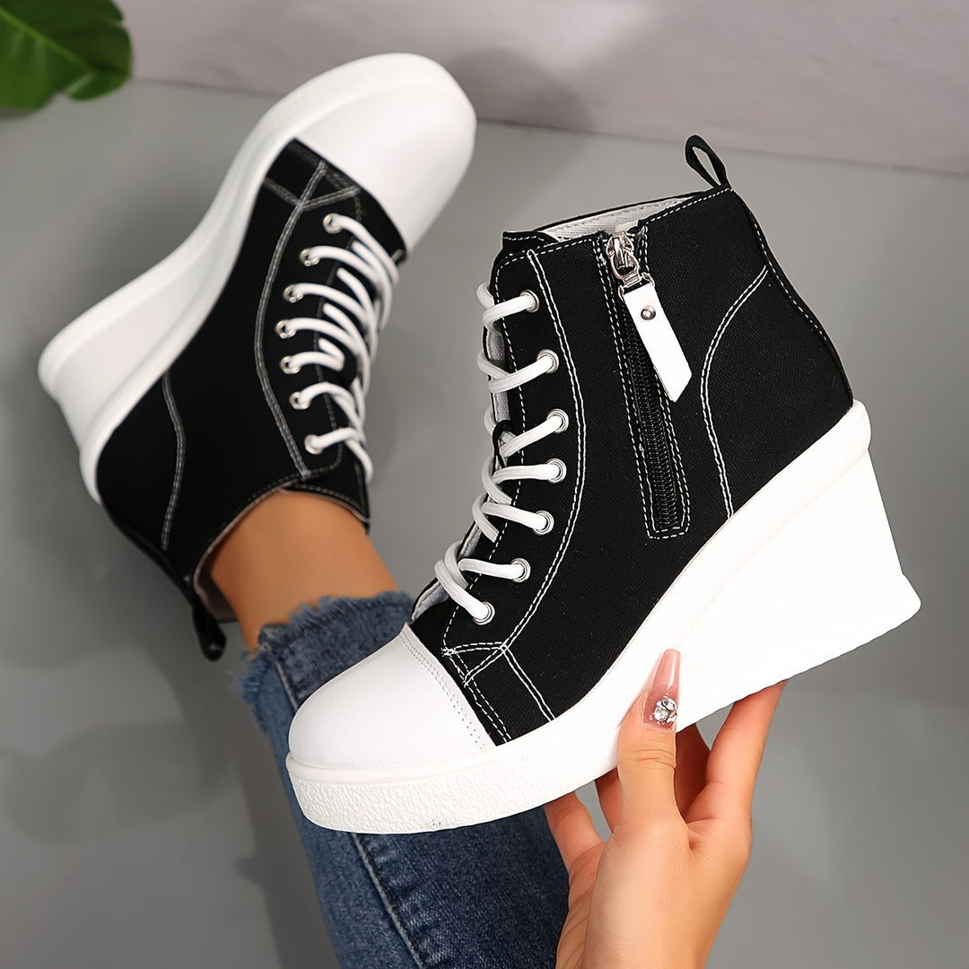 Harper - Sculpted Wedge Sneakers