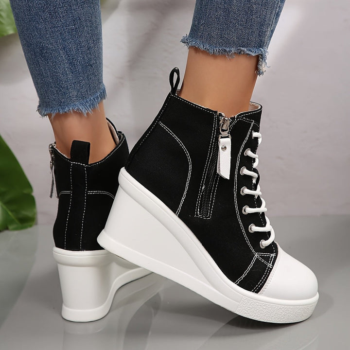 Harper - Sculpted Wedge Sneakers