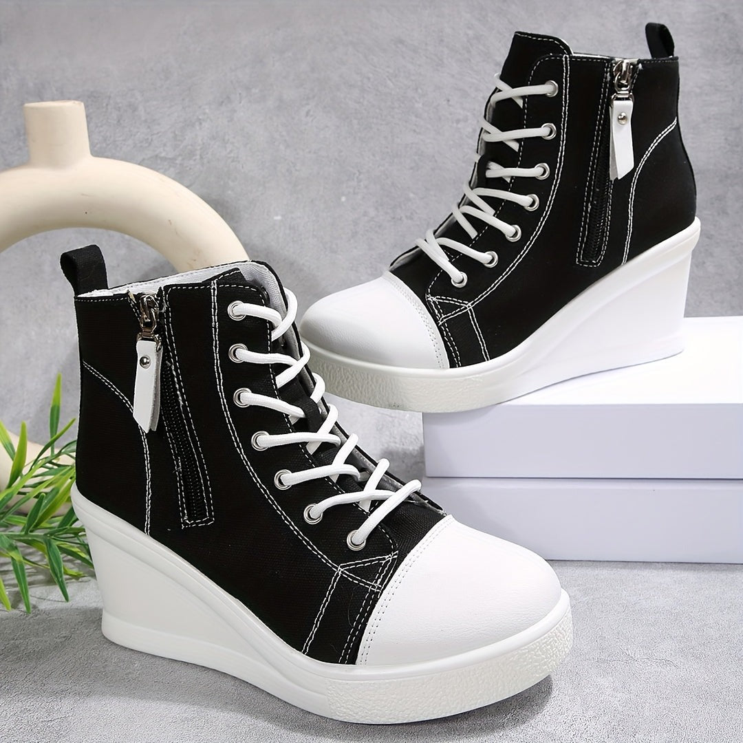 Harper - Sculpted Wedge Sneakers